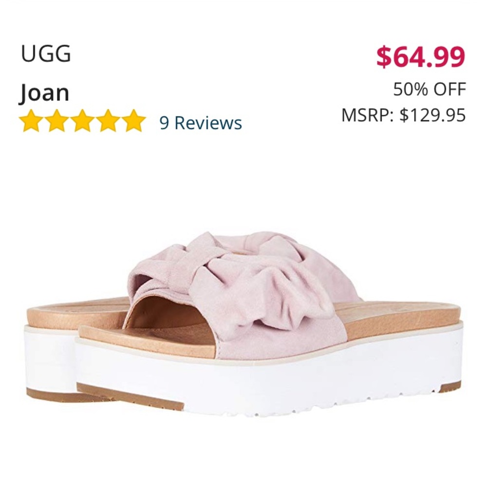 Ugg Joan Pink Sandal